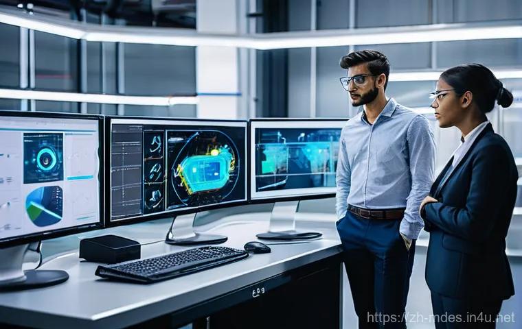 기계설계 인턴 지원 준비물 - **Prompt: The Dedicated Mechanical Design Student**
    "A young, focused female engineering student...