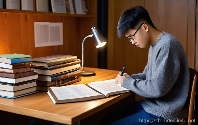 기계설계 마스터 되기 위한 10가지 팁 - **Prompt:** A diverse, focused young mechanical engineering student, possibly East Asian, diligently...