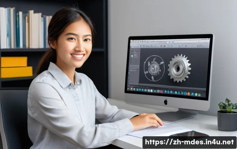 기계설계 필수 자격증 취득 순서 - **Prompt:** A young, enthusiastic female mechanical engineering graduate, in her early twenties, is ...