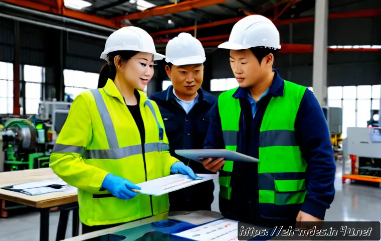 기계설계 프로젝트 예산 관리 - Photorealistic mechanical design project budget review in a bright modern engineering office, senior...